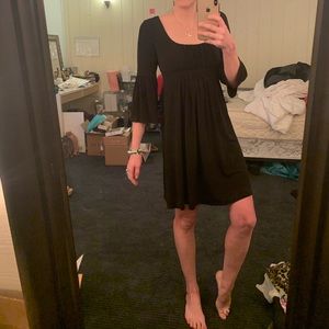 Black babydoll dress